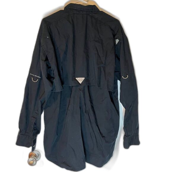 Columbia Men's Performance Hunting Gear Gorpcore Blue Button Dn Lng Slve Shirt L - Picture 8 of 8
